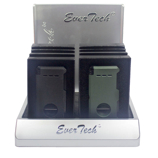 M0429 | Ever Tech Premium Multifunctional Slanted Double Torch Cigar Lighter