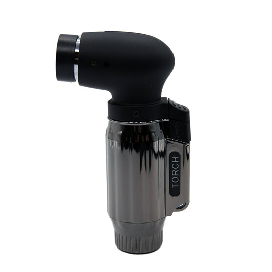 M0345 | Ever Tech Metallic Rounded Quad Side Torch with Cap