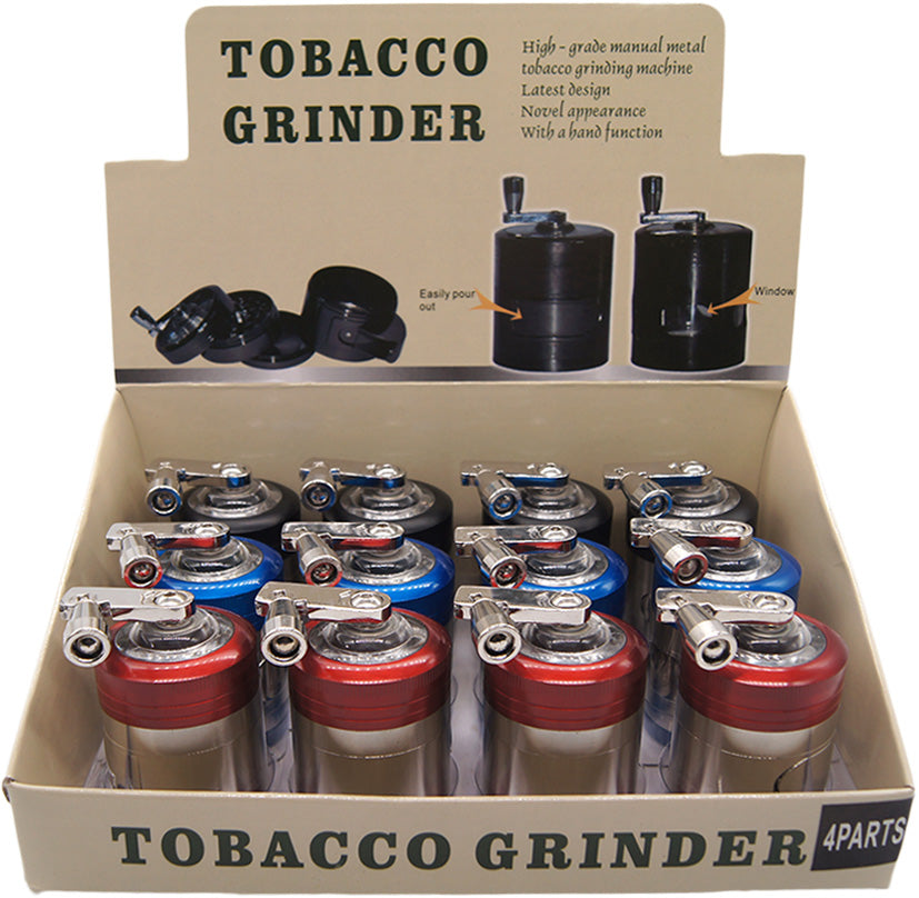 GR136 | Hand-Crank Grinder with Window and Spout