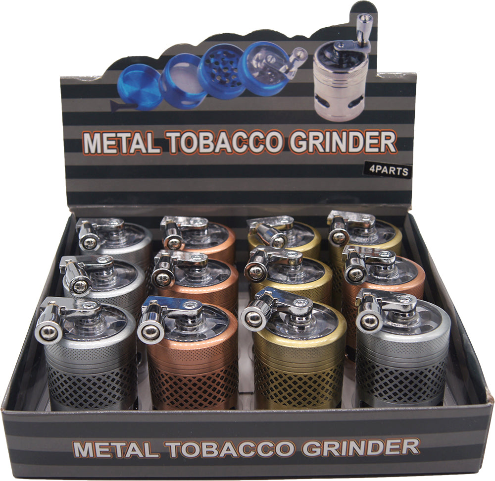 GR136 | Hand-Crank Grinder with Window and Spout