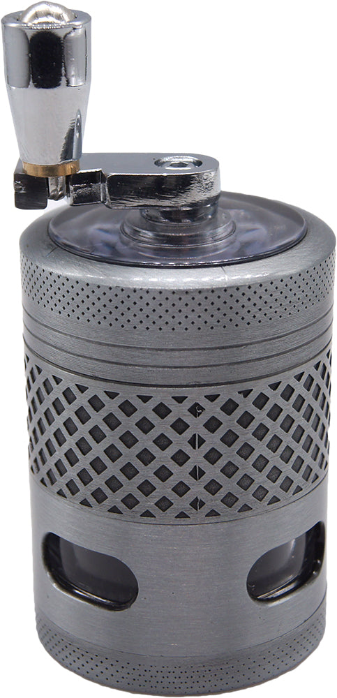 GR136 | Hand-Crank Grinder with Window and Spout