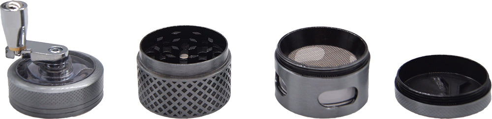 GR136 | Hand-Crank Grinder with Window and Spout