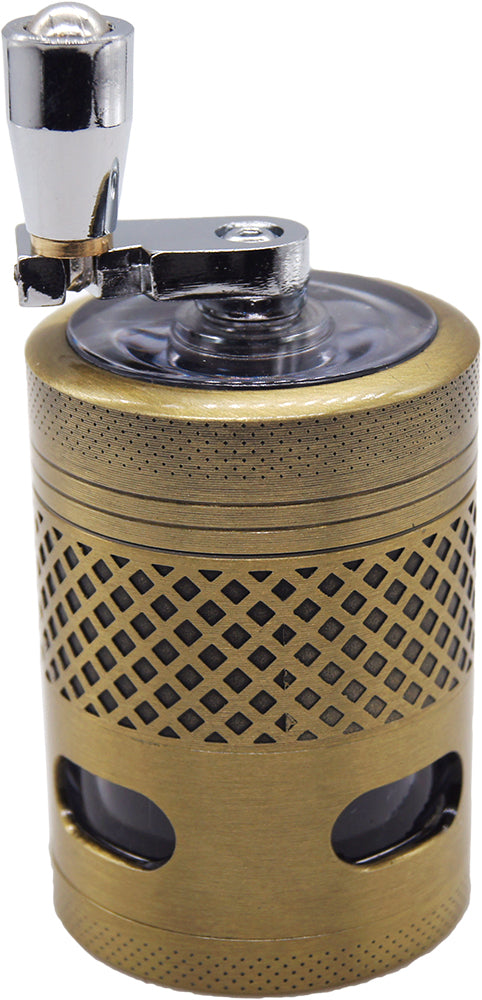 GR136 | Hand-Crank Grinder with Window and Spout