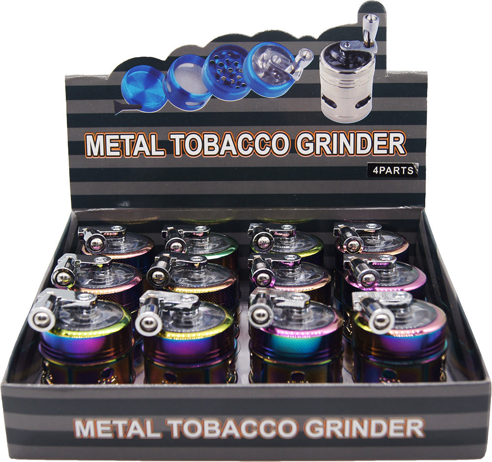 GR136 | Hand-Crank Grinder with Window and Spout