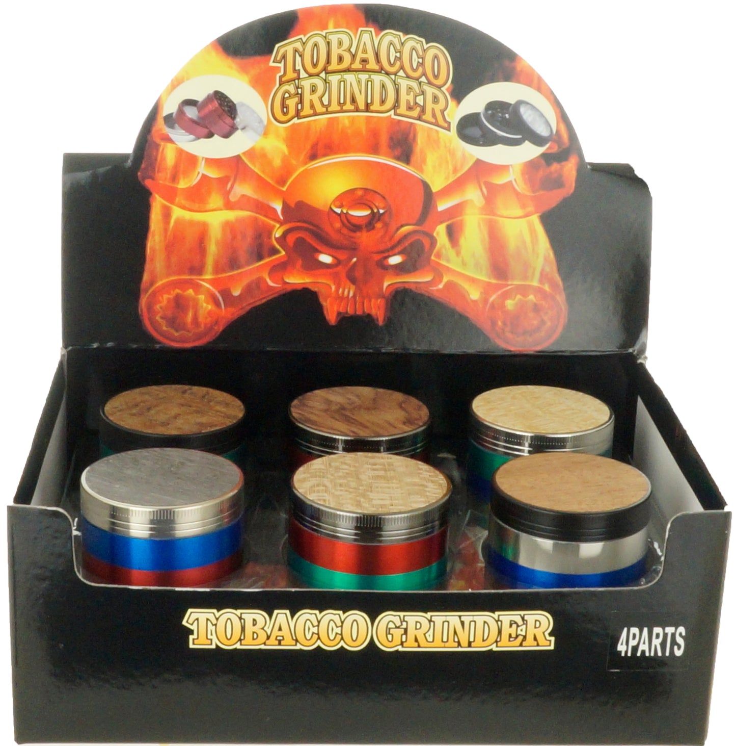 GR139 | Multicolor Grinder with Wood Accent