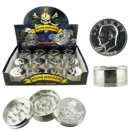 GR004 | Silver Dollar Coin Grinder