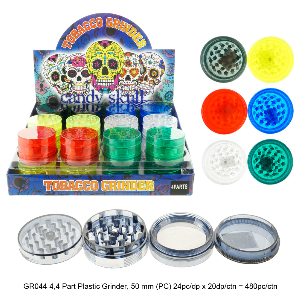 GR044 | Transparent Plastic Grinders