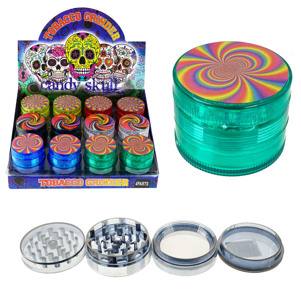 GR044 | Transparent Plastic Grinders