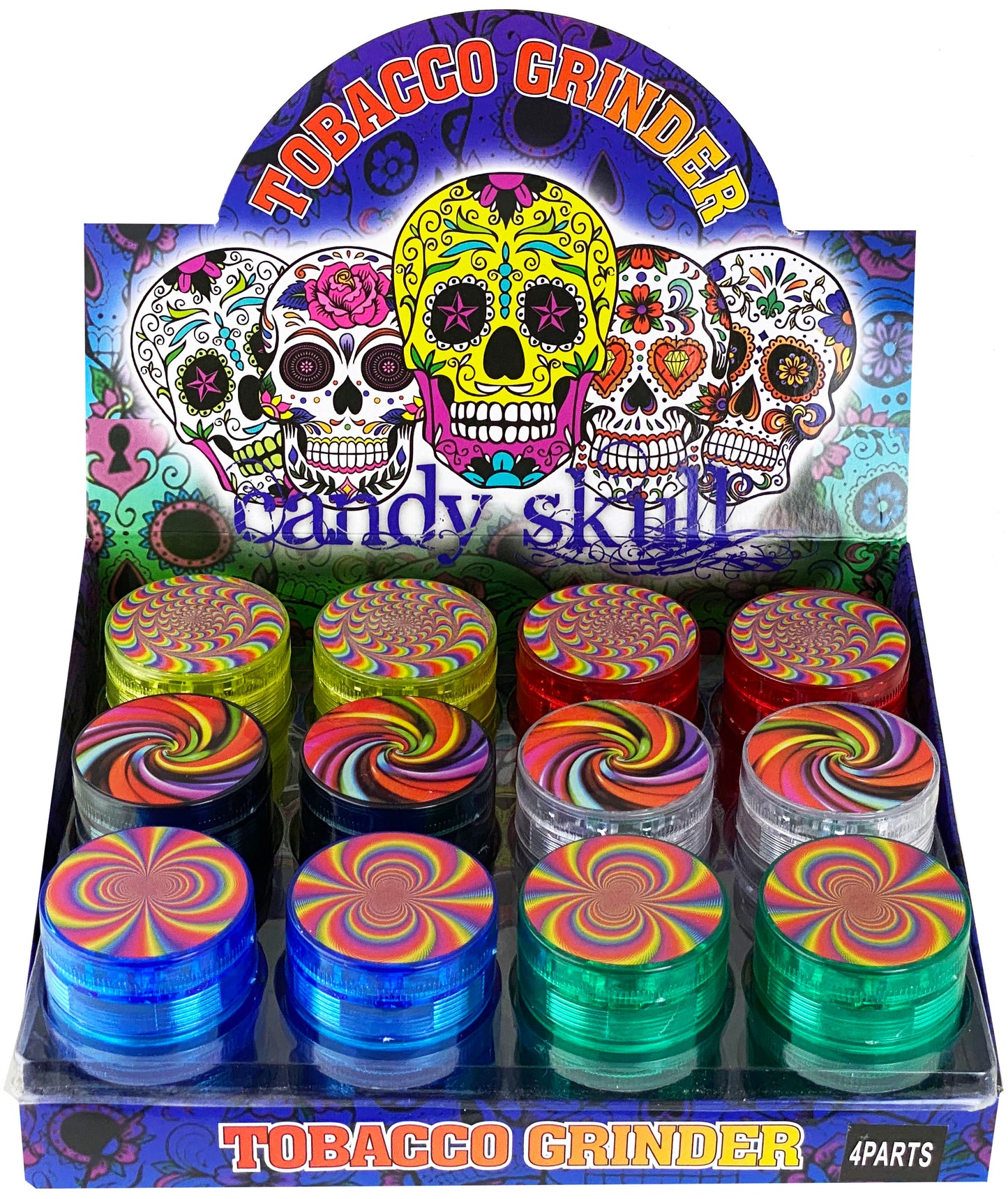 GR044 | Transparent Plastic Grinders