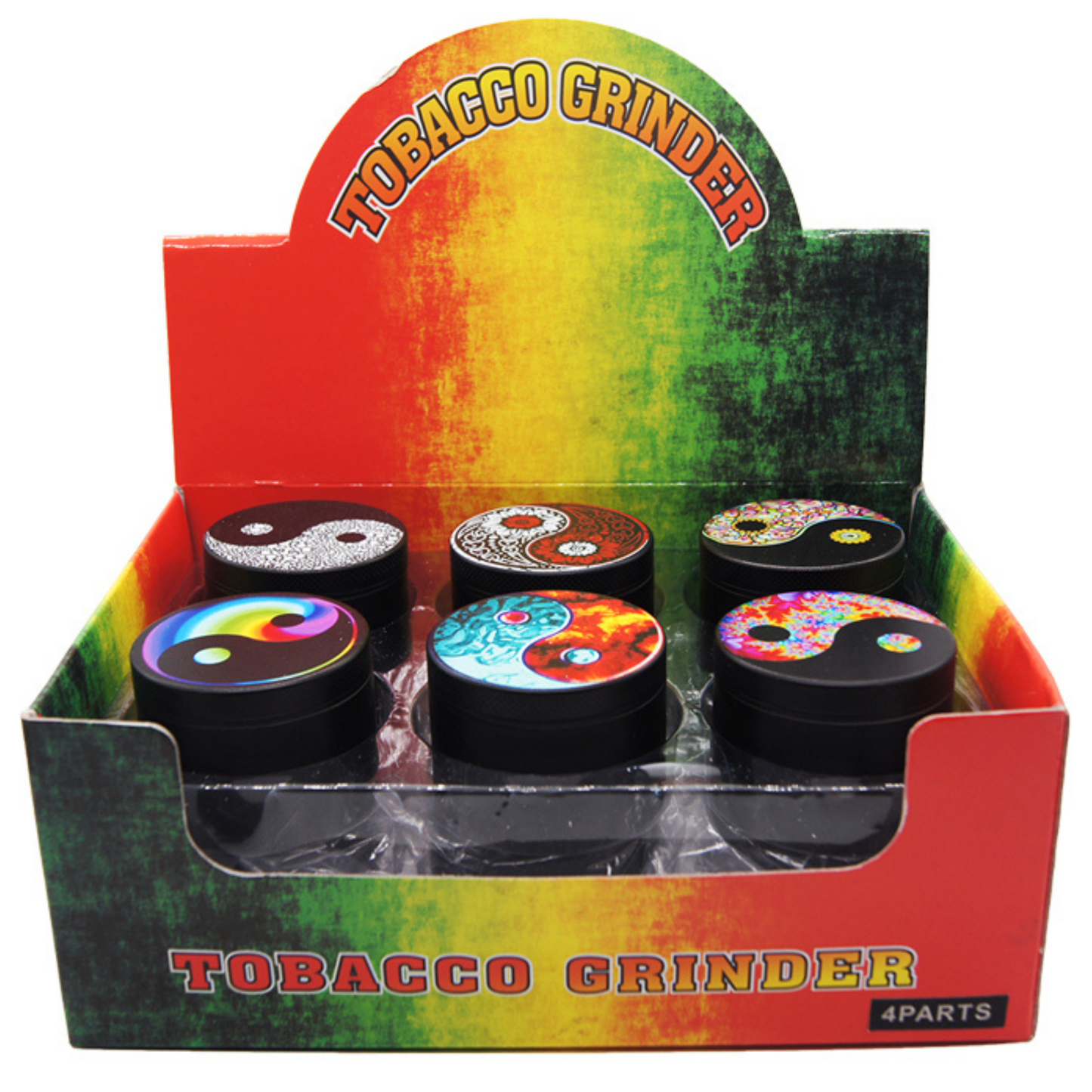 GR155 | UV Printed Matte Black Grinder