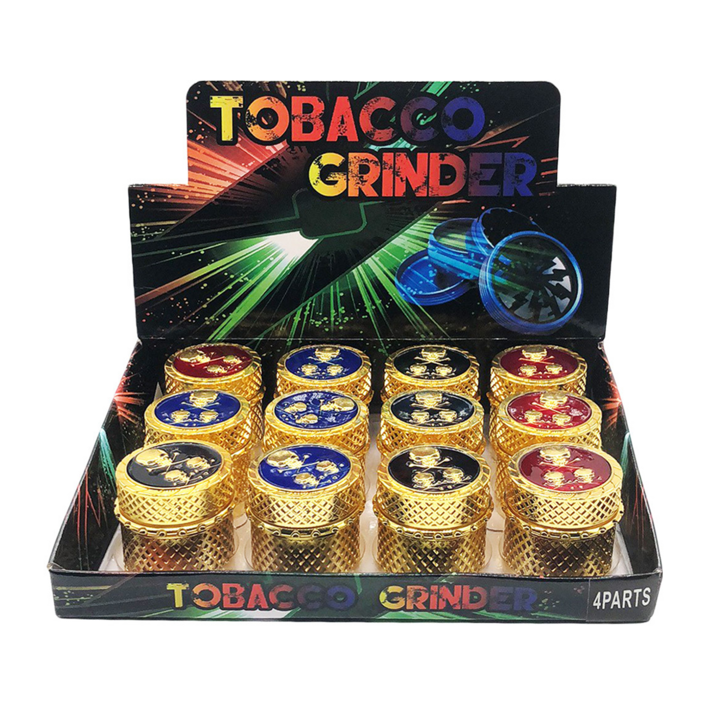 GR179-45SK | Gold Mesh Skull Grinder