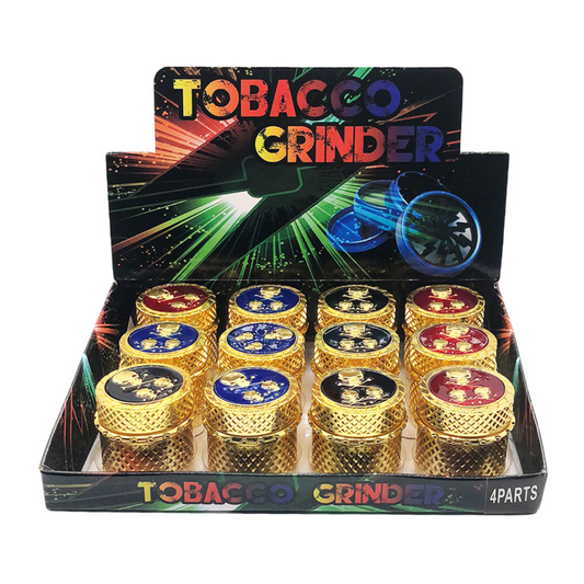 GR179-45SK | Gold Mesh Skull Grinder