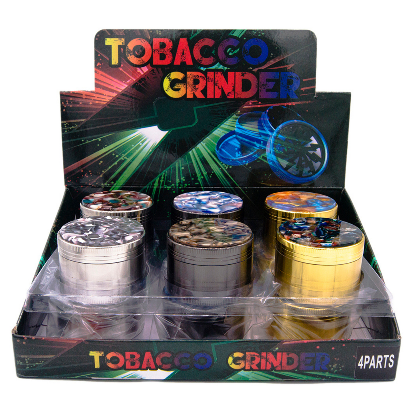 GR189-52MB | Marbelized Gemstone Grinder