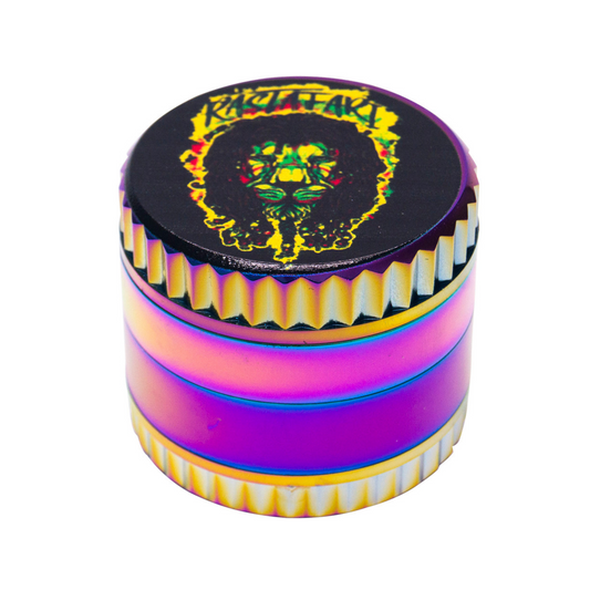 GR203-50RBRT | Rainbow Rasta Crown Cork Grinder