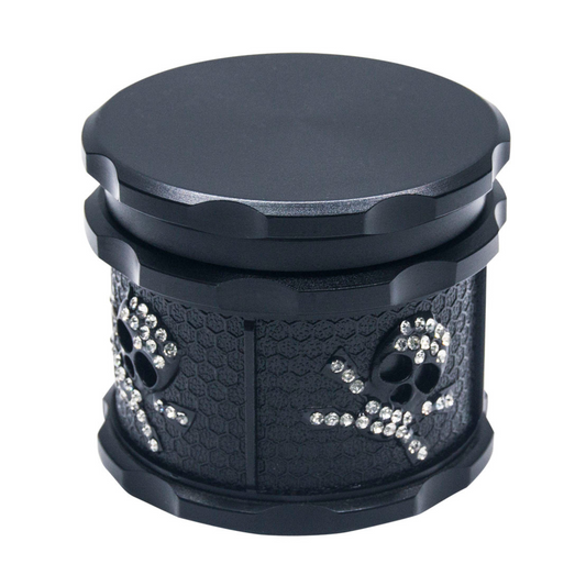GR210-61 | Rhinestone Spider Skull Grinder