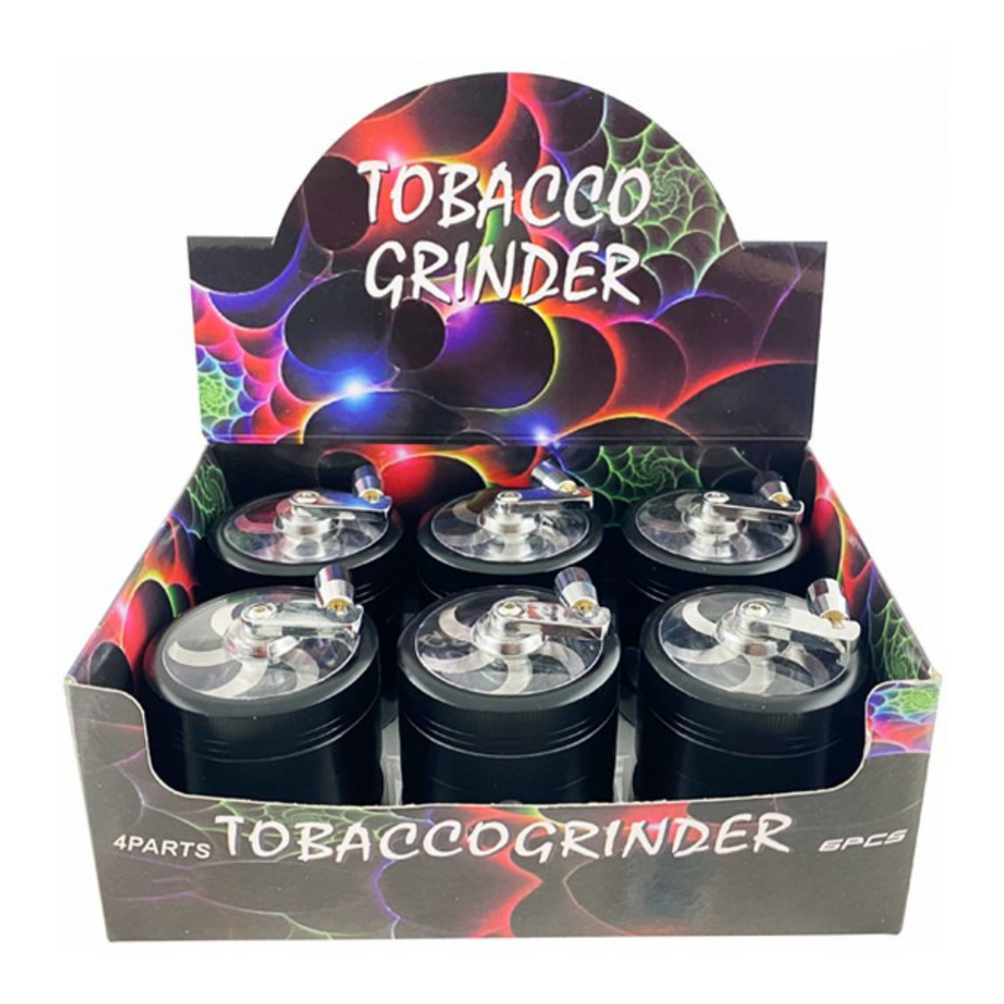 GR213-OPBK | Hand-Crank Grinder with Drawer & Peek-Thru Windows