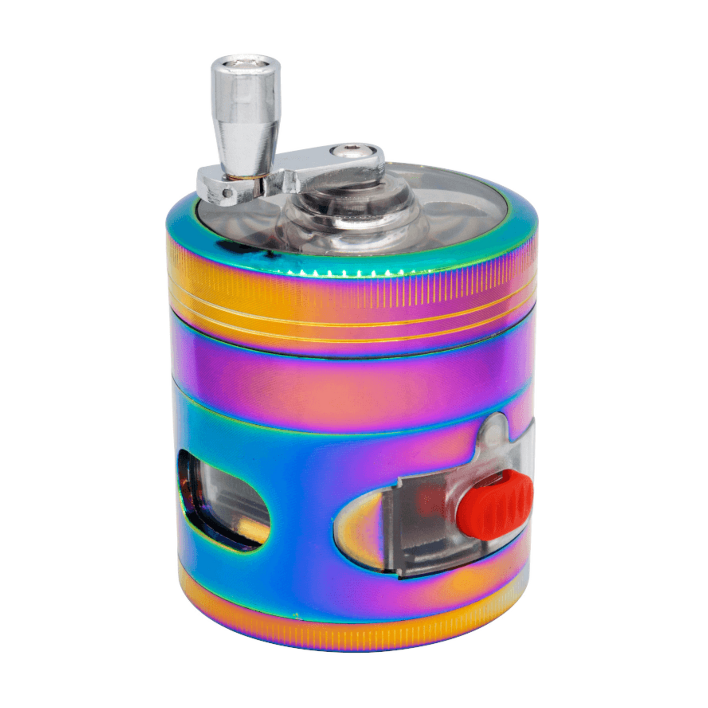 GR213-OPBK | Hand-Crank Grinder with Drawer & Peek-Thru Windows