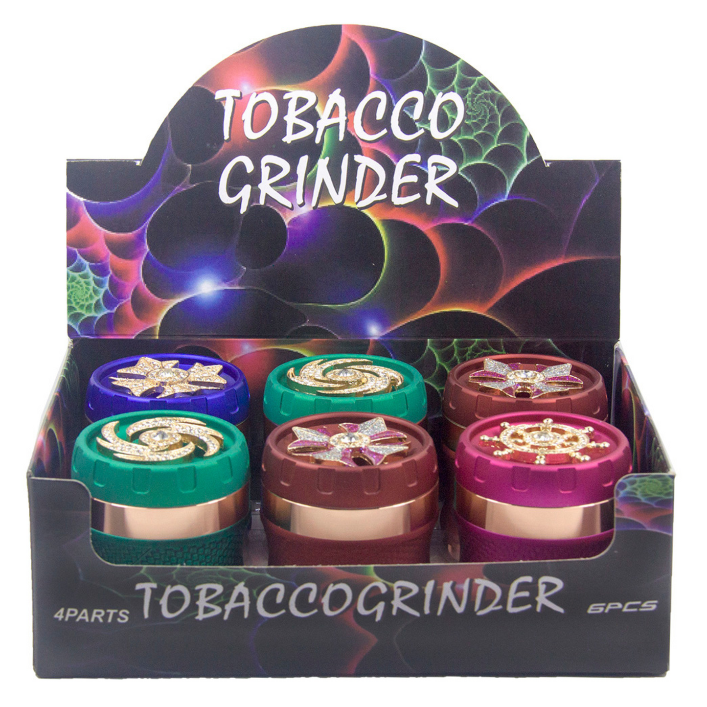 GR306 | Two-Tone Pendant Fidget Spinner Rubber Grinder