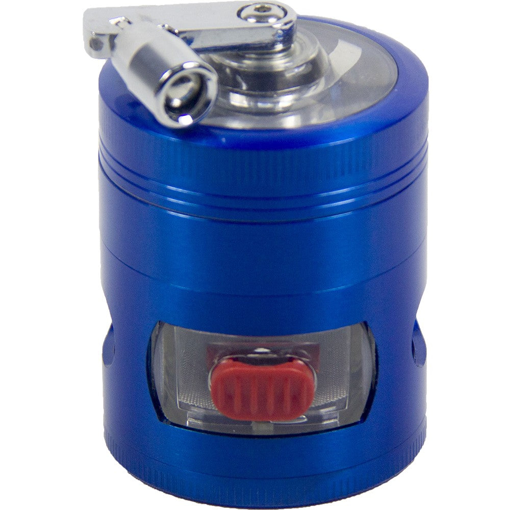 GR315-H | Sleek Hand-Crank Grander with Peek-Thru Window and Drawer