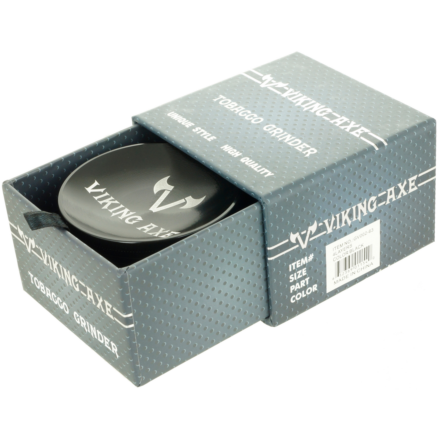 GV002-63 | Viking Axe Original Sunken Top Grinder - 63mm