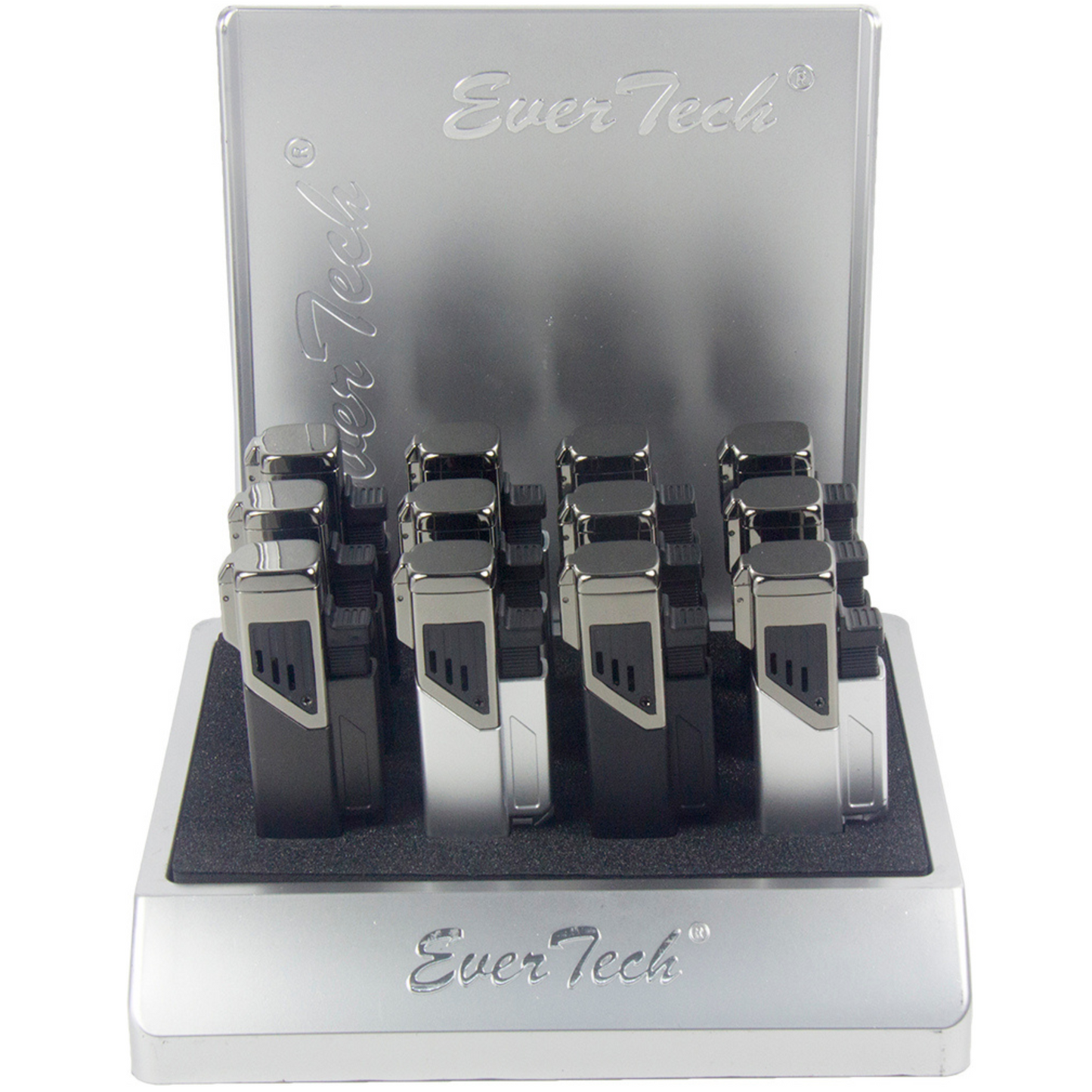 M0381 | Ever Tech Cuboid Quad Torch Cigar Lighter