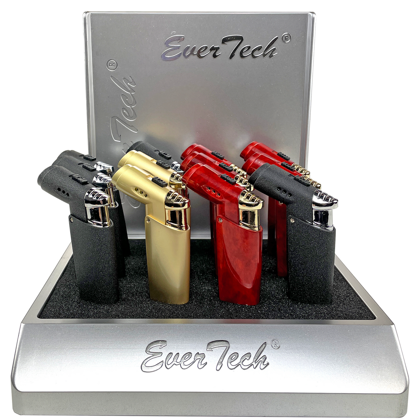 M0394 | Ever Tech Dual Flame Side Torch Cigar Lighter
