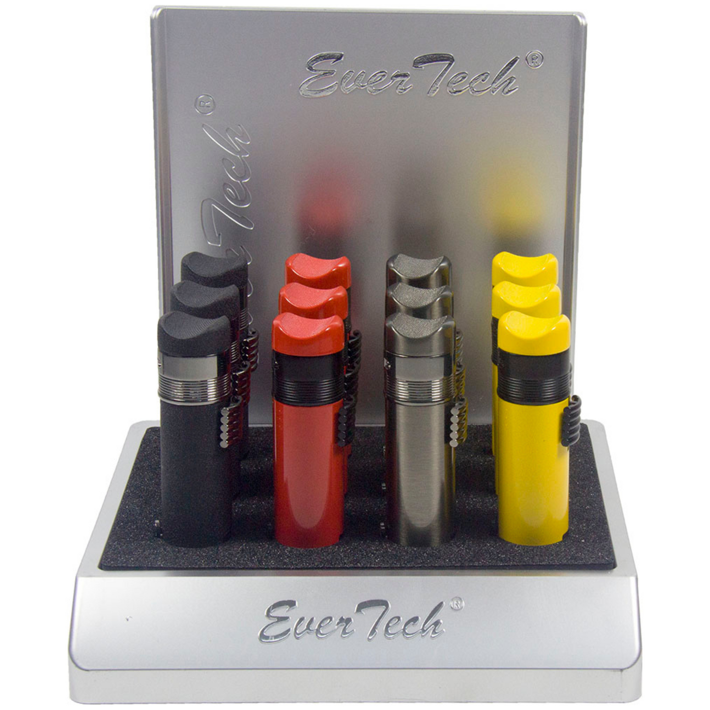 M0404 | Ever Tech 3-in-1 Tube Pocket Triple Torch Cigar Lighter