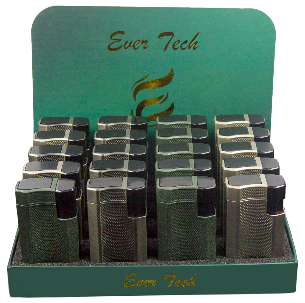 M0425 | Ever Tech Multifunctional Double Torch Cigar Lighter