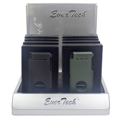 M0429 | Ever Tech Premium Multifunctional Slanted Double Torch Cigar Lighter