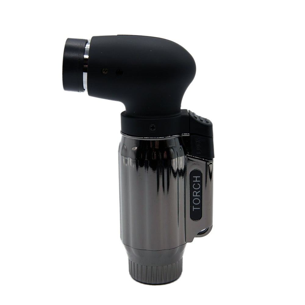 M0345 | Ever Tech Metallic Rounded Quad Side Torch with Cap
