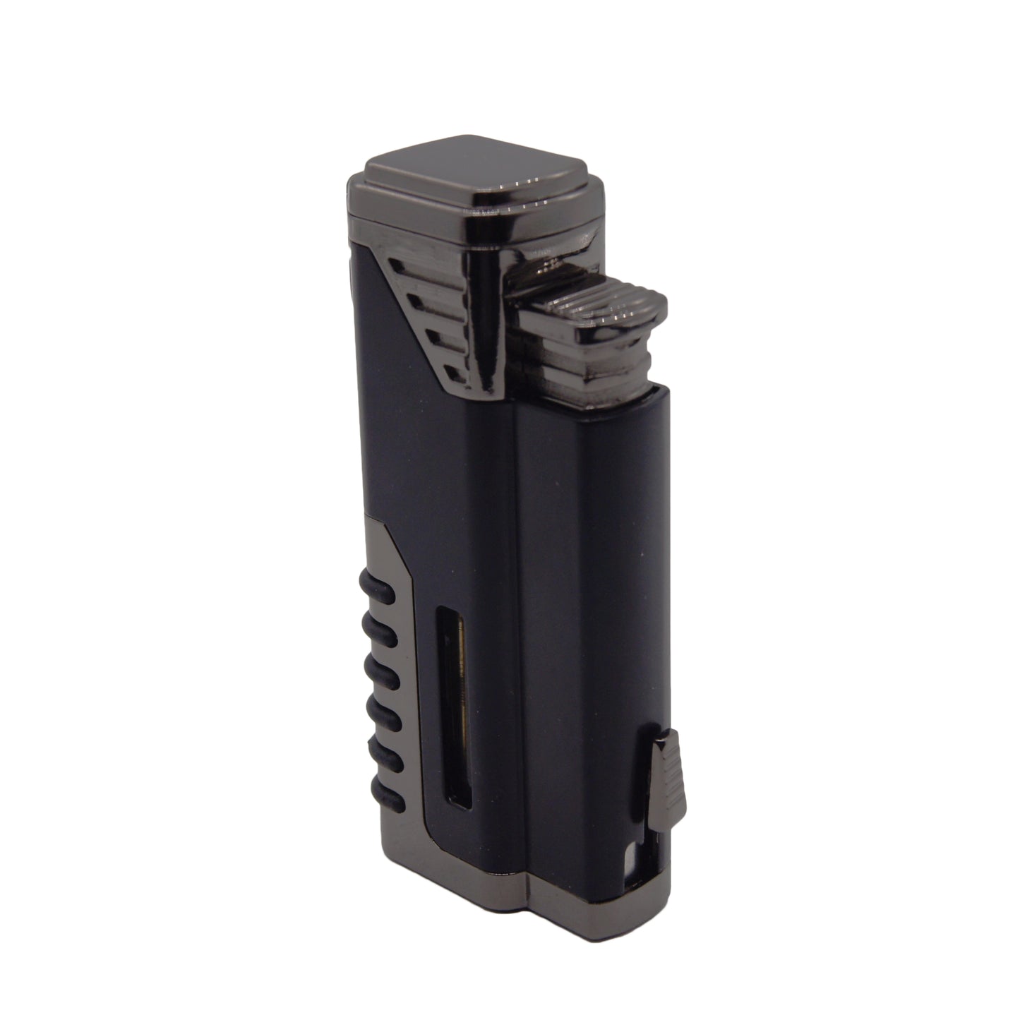 M0355-MIX | Ever Tech Industrial Red Quad Flame Pocket Torch with Cigar Punch