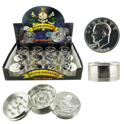 GR004 | Silver Dollar Coin Grinder