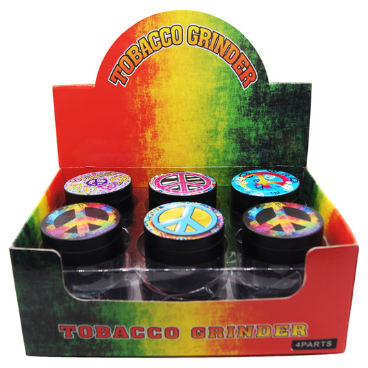 GR155 | UV Printed Matte Black Grinder