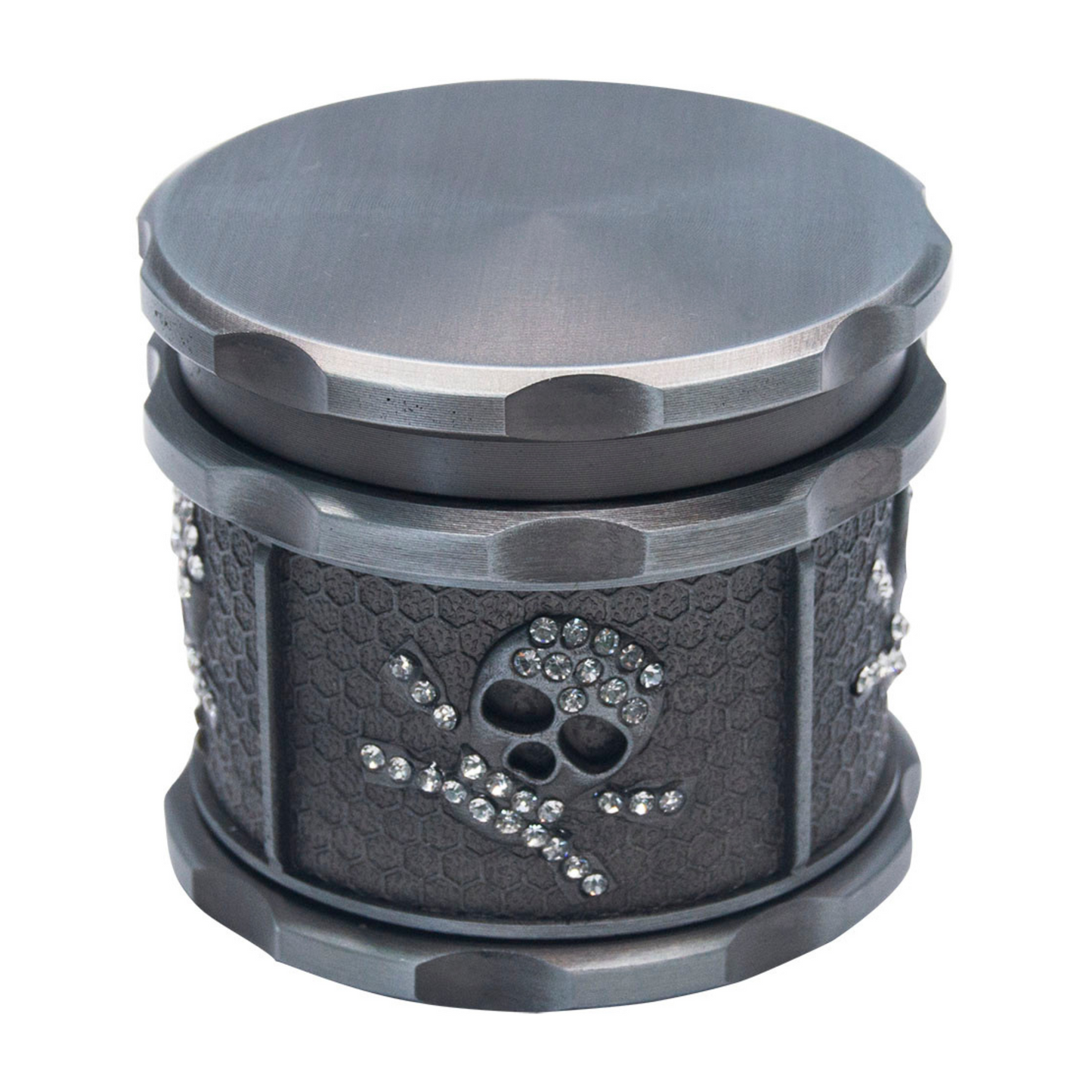 GR210-61 | Rhinestone Spider Skull Grinder