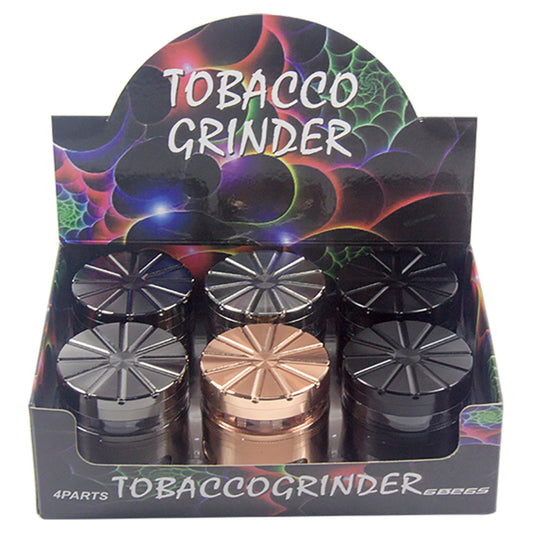 GR225-63 | Sunburst Grinder with Peek-thru Windows