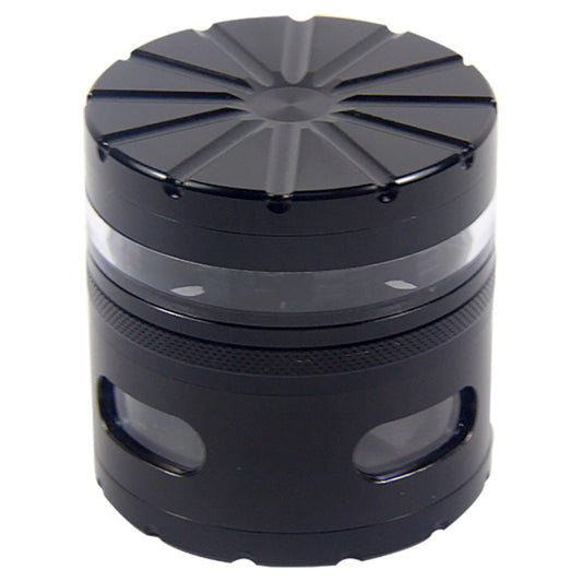 GR225-63 | Sunburst Grinder with Peek-thru Windows