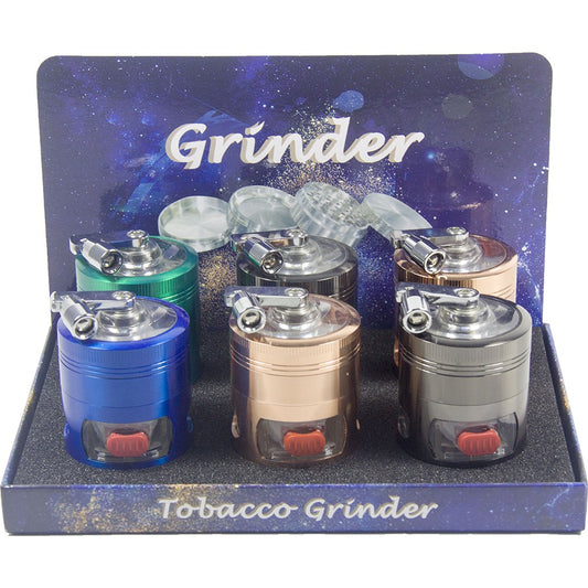 GR315-H | Sleek Hand-Crank Grander with Peek-Thru Window and Drawer