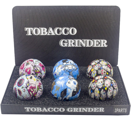 GR343 | Candy Skull Sphere Grinders