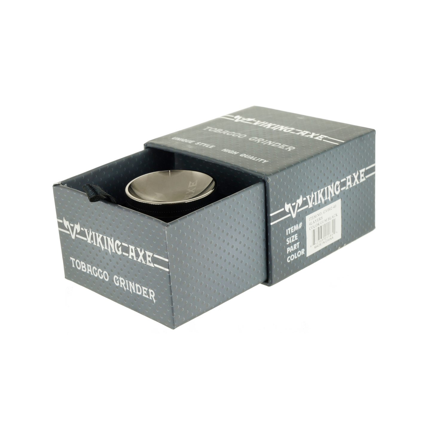 GV002-40 | Viking Axe Original Sunken Top Grinder - 40mm