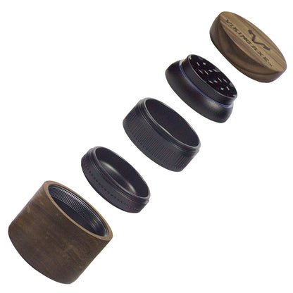 GV039 | Viking Axe Walnut Wood Aluminum Grinder