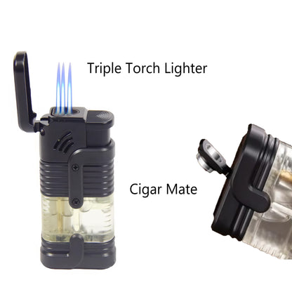 J7542 | Victory Transparent Butane Tank Triple Torch