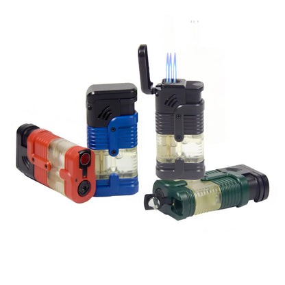 J7542 | Victory Transparent Butane Tank Triple Torch