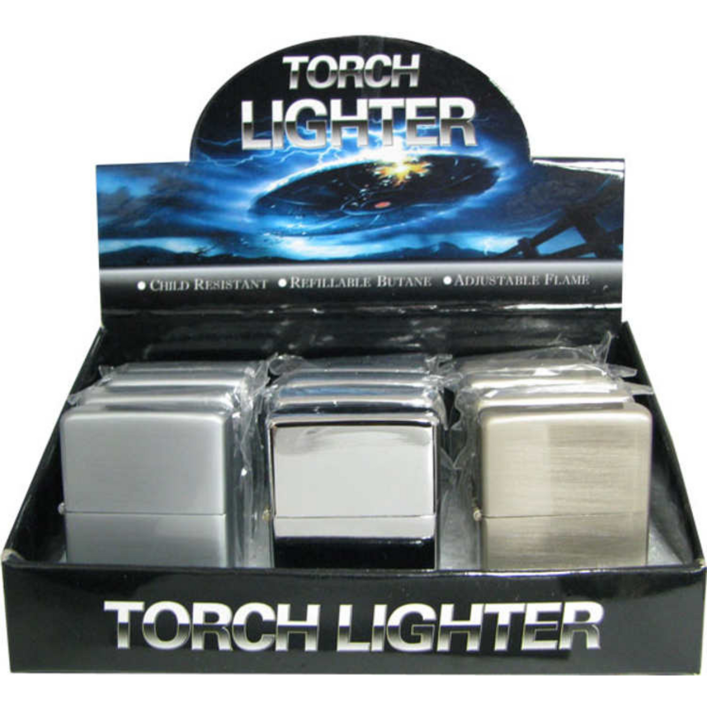 J9011 | Classic Flip-Top Torch Lighter