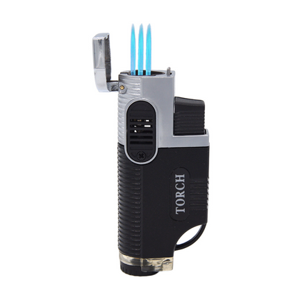 J9490-T | Victory Pocket Triple Torch with Clear Bottom