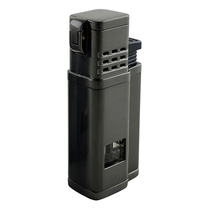 M0332 | Ever Tech Cuboid Quad Pocket Torch with Fuel Window and Punch