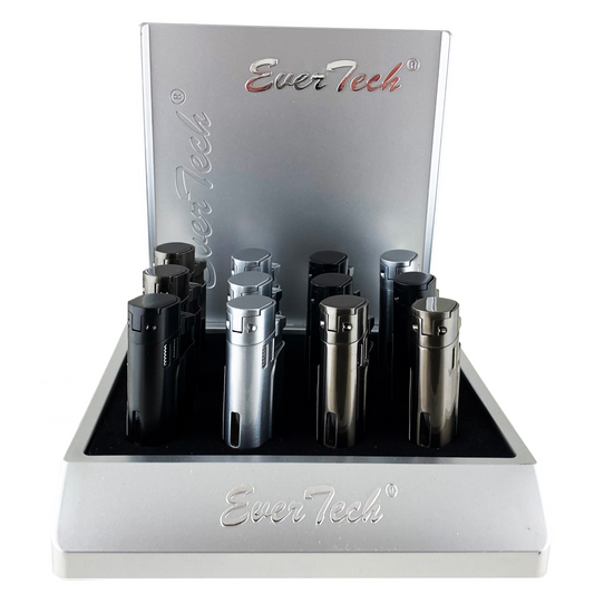 M0362 | Ever Tech Quad Classic Cigar Torch with Punch