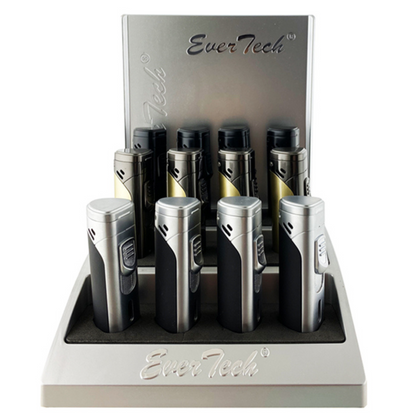 M0373 | Ever Tech Triangular Prism Quad Flame Cigar Torch