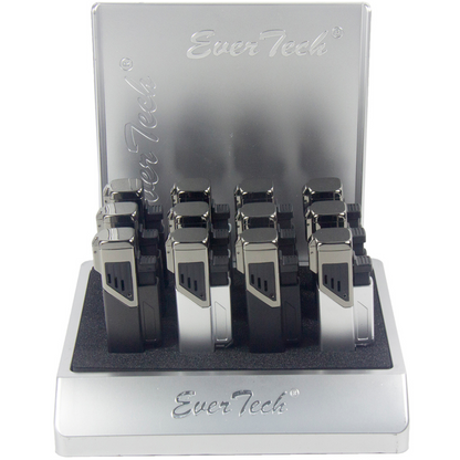 M0381 | Ever Tech Cuboid Quad Torch Cigar Lighter
