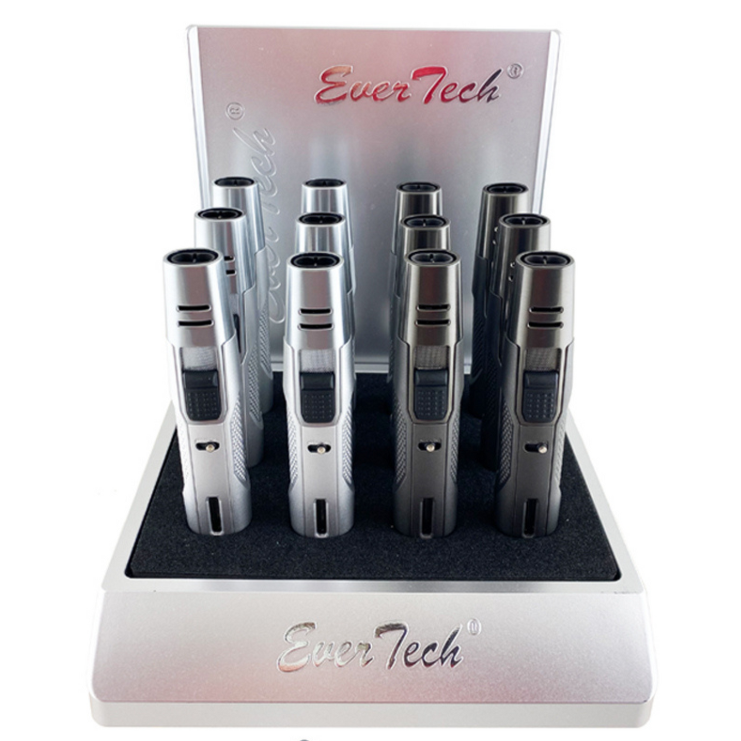 M0386 | Ever Tech Flat Stick Double Torch Cigar Ligther