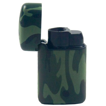 M0397 | Ever Tech Flip Top Triple Torch Cigar Lighter with Cigar Punch